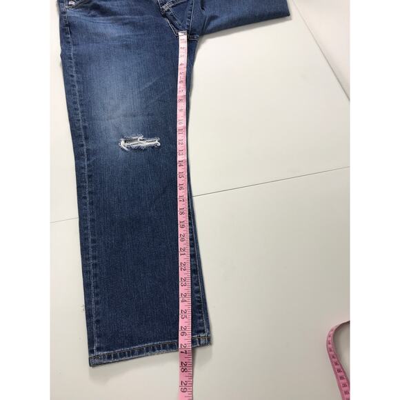 AG Jeans Ex Boyfriend Slim Distressed Women's 32 Capsule Everyday Casual Easy - Picture 9 of 9
